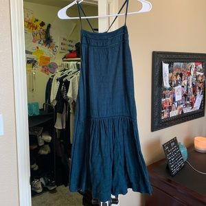 Free People turquoise sundress